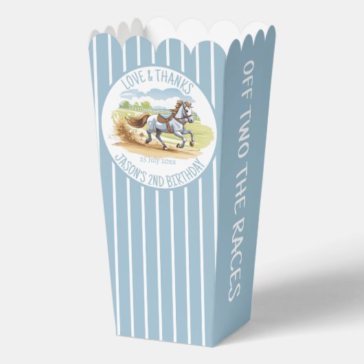 Aus zwei Rennen Reitsport derby Party gedruckt Geschenkschachtel (Vorderseite)