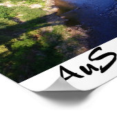 AuSable Chasm, NY Poster (Ecke)