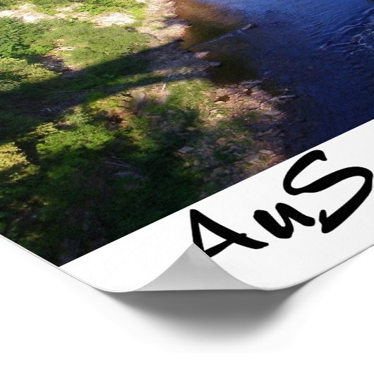 AuSable Chasm, NY Poster (Ecke)