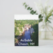 AuSable Chasm, NY Postkarte (Stehend Vorderseite)