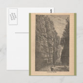 Ausable Chasm Postkarte (Vorne/Hinten)