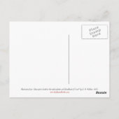 Ausable Chasm Postkarte (Rückseite)