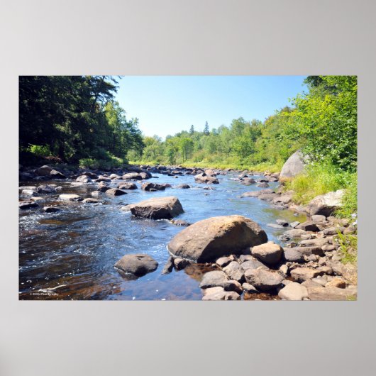AuSable River in the Adirondacks, Print 08 305 Poster (Vorne)