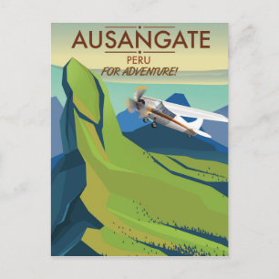 Ausangate Peru.  Abenteuer warten! Postkarte