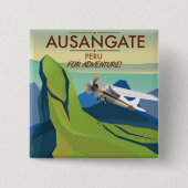 Ausangate Peru. Abenteuerlust! Button (Vorderseite)