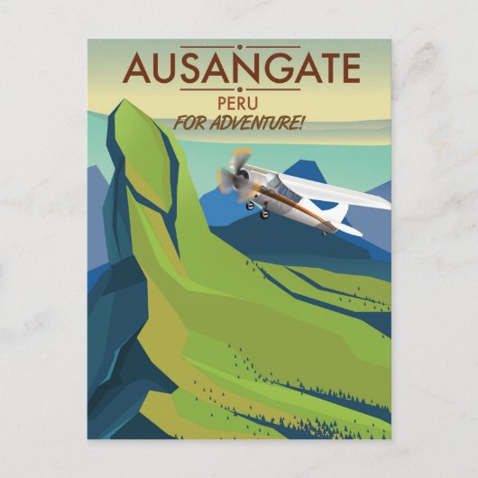 Ausangate Peru In Abenteuer! Postkarte (Vorderseite)