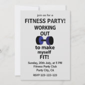 Ausarbeiten von Arbeitsgewichten Einladung (Vorderseite)