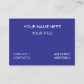 Ausarbeiten von Arbeitsgewichten Visitenkarte (Rückseite)