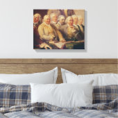 Ausarbeitung der Unabhängigkeitserklärung Leinwanddruck (Insitu (Schlafzimmer))