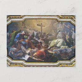 Ausatmung des Heiligen Kreuzes Postkarte