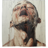 🌬️ Ausatmung Nr. X Duschvorhang (Vorderseite)