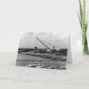 Ausbaggern der Insel, Marco Island, Florida, 1973 Karte