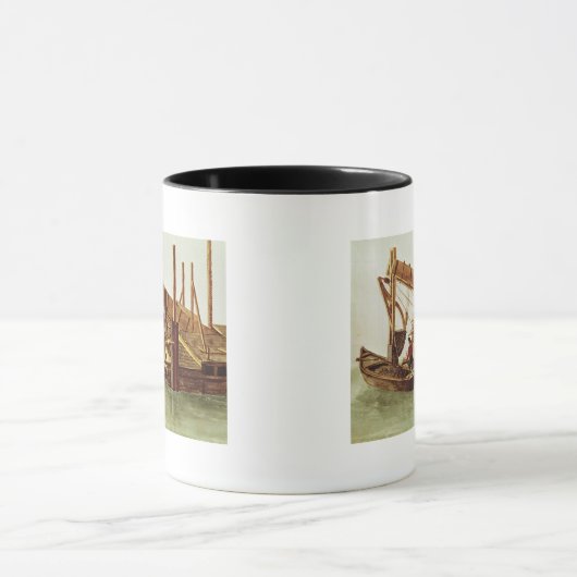 Ausbaggern eines Kanals Tasse (Zentrum)