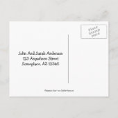 Ausbalancieren von Ladybugs Adressenänderung Ankündigungspostkarte (Rückseite)