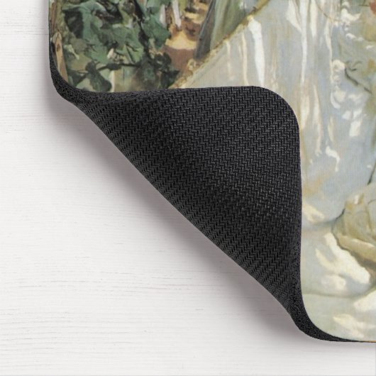 Ausbessern das Segel - Joaquín Sorolla y Bastida Mousepad (Ecke)