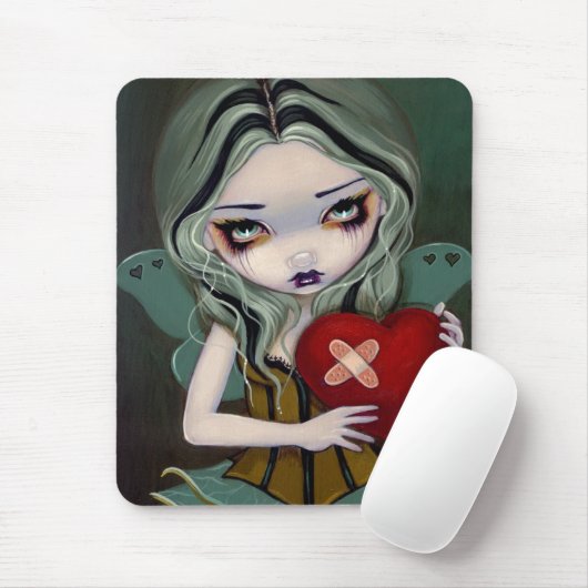 Ausbessern ein defektes Herz gotischen feenhaften Mousepad (Mit Mouse)