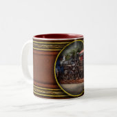 Ausbildung - Dampfbetrieb - Aufgabe der Dirigenten Zweifarbige Tasse (Vorderseite Links)