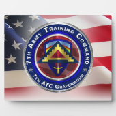 Ausbildung der 7. Armee (7. ATC) Fotoplatte (Vorderseite)