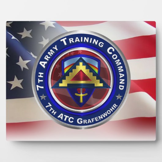 Ausbildung der 7. Armee (7. ATC) Fotoplatte (Vorderseite)