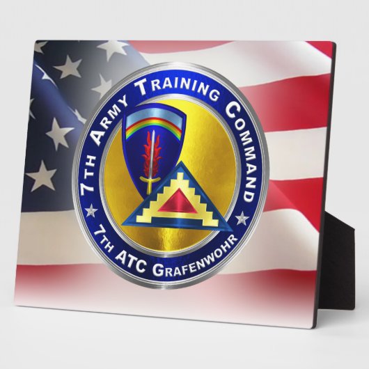 Ausbildung der 7. Armee (7. ATC) Fotoplatte (Seite)