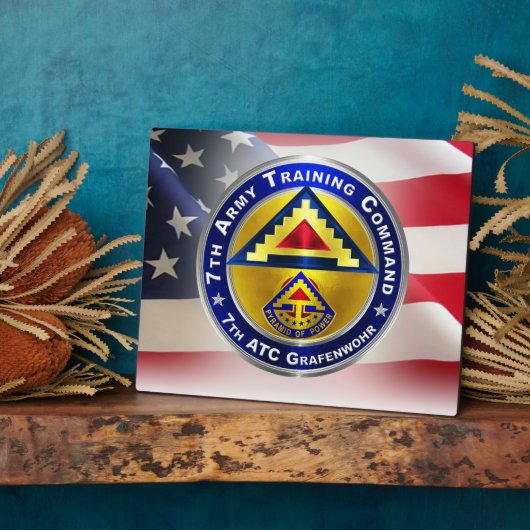 Ausbildung der 7. Armee (7. ATC) Fotoplatte (Seite)