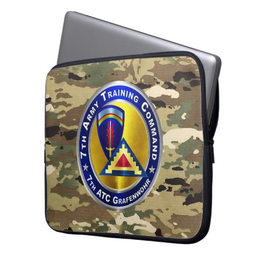 Ausbildung der 7. Armee (7. ATC) Laptopschutzhülle (Vorderseite Links)