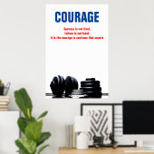 Ausbildung der Bodybuilding Motivierend Poster (Heimbüro)