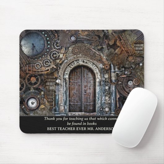 Ausbildung der Lehrer an der Steampunk-Universität Mousepad (Mit Mouse)