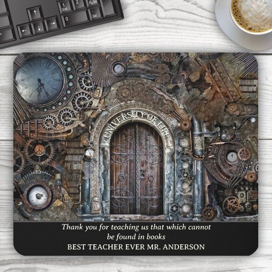 Ausbildung der Lehrer an der Steampunk-Universität Mousepad