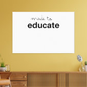 Ausbildung des Lehrers Leinwanddruck (Insitu (Wohnzimmer))