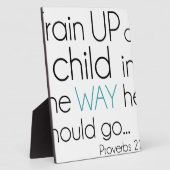 Ausbildung eines Kindes... Fotoplatte (Seite)