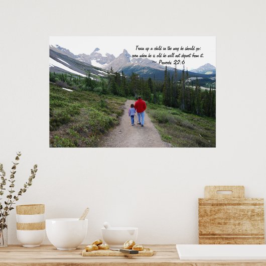 Ausbildung eines Kindes... Poster (Küche)