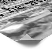 Ausbildung eines Kindes...Sprichwörter 22:6 Poster (Ecke)