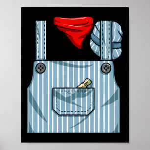 Ausbildung Engineer Leiter Kostüm Halloween Zug E Poster