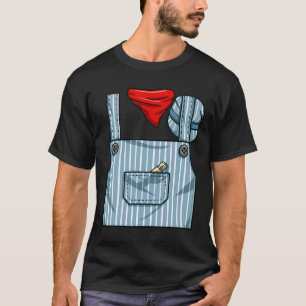 Ausbildung Engineer Leiter Kostüm Halloween Zug E T-Shirt