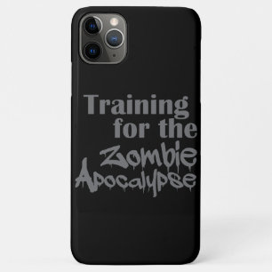 Ausbildung für die Zombie Apokalypse Funny Case-Mate iPhone Hülle