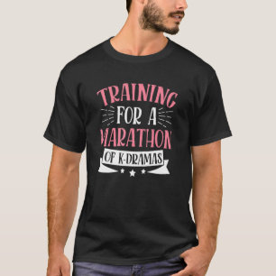 Ausbildung für einen Marathon des koreanischen Dra T-Shirt