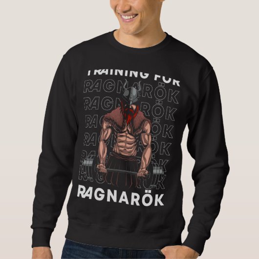 Ausbildung für Ragnarok Vikings Fitness Gym Nord Sweatshirt (Vorderseite)