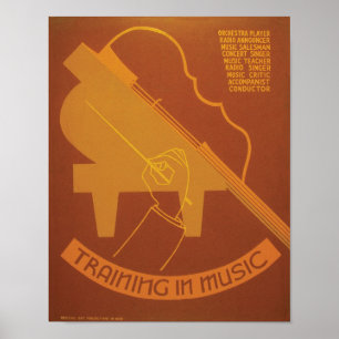 Ausbildung in der Musik Poster