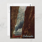 Ausbildung in Royal Gorge Crevice Postkarte (Vorne/Hinten)
