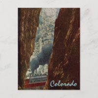 Ausbildung in Royal Gorge Crevice Postkarte