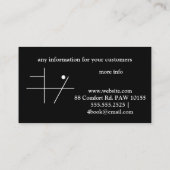 Ausbildung/Rettung Visitenkarte (Rückseite)