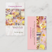 Ausbildung von Blume Künstlerisch Wasserfarbe Visitenkarte (Vorne/Hinten)