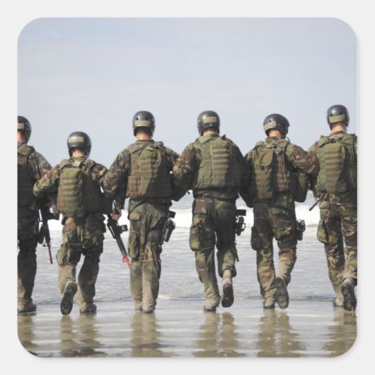 Ausbildung von Crewman Quadratischer Aufkleber (Vorderseite)