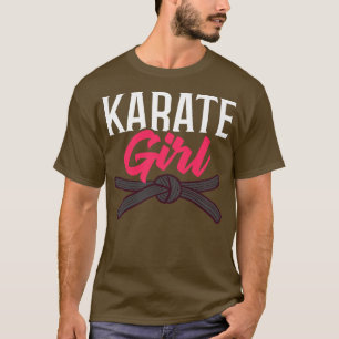Ausbildung von Frauen Karate Fighter Black Belt B T-Shirt