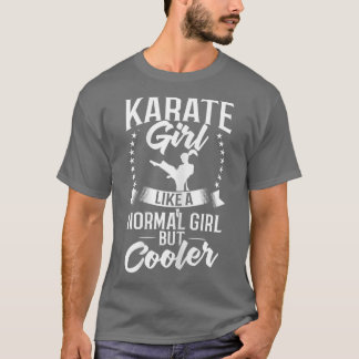 Ausbildung von Frauen Karate Fighter Black Belt B T-Shirt