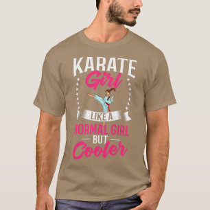 Ausbildung von Frauen Karate Fighter Black Belt B T-Shirt