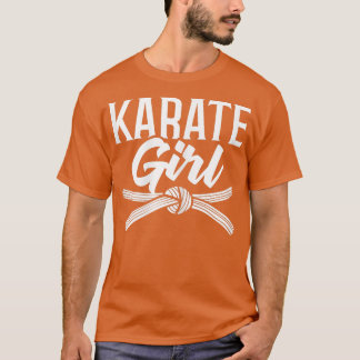 Ausbildung von Frauen Karate Fighter Black Belt B T-Shirt