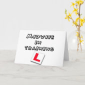 Ausbildung von Hebammen Karte (Gelbe Blume)