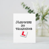 Ausbildung von Hebammen Postkarte (Stehend Vorderseite)
